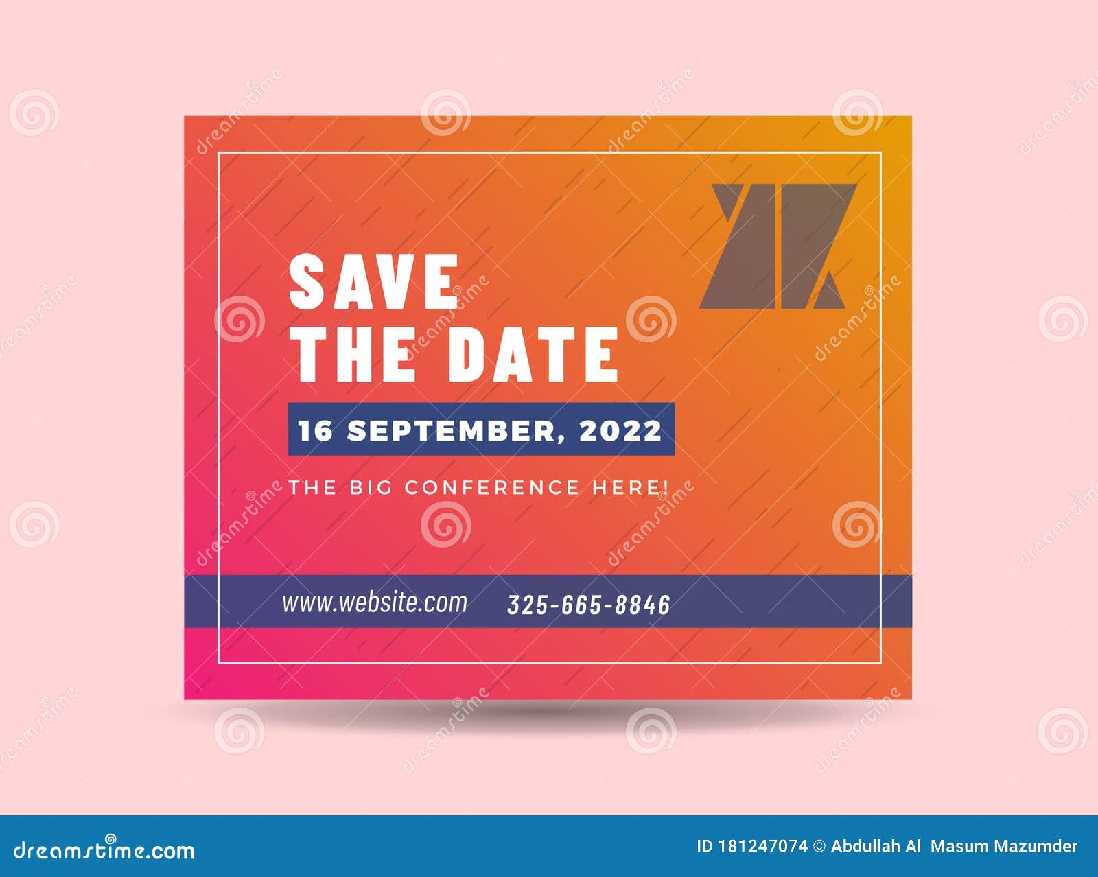 corporate business postcard  | save the date invitation card | direct mail eddm ÃÂ ÃÂ 